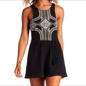 NWT Vitamin Racquel Black Romper Size XS Retails $130